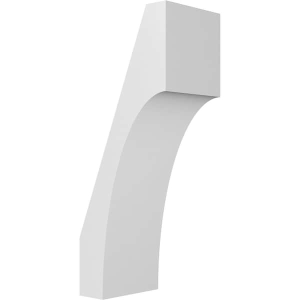 Ekena Millwork 6-in. W x 8-in. D x 20-in. H Westlake Architectural Grade PVC Knee Brace BRCP06X08X20WTL - main
